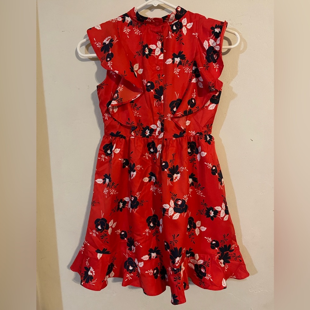 Adorable Red floral dress
